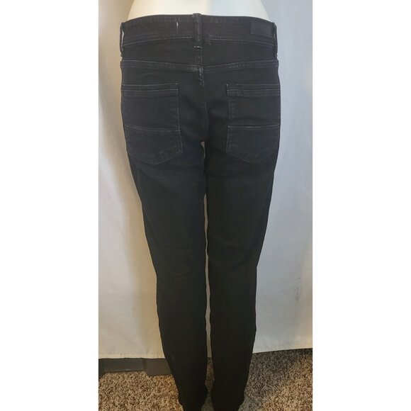 Kenneth Cole New York Womens Jeans Size 30X32 Black Straight Leg 5 Pocket NWOT - Picture 3 of 5